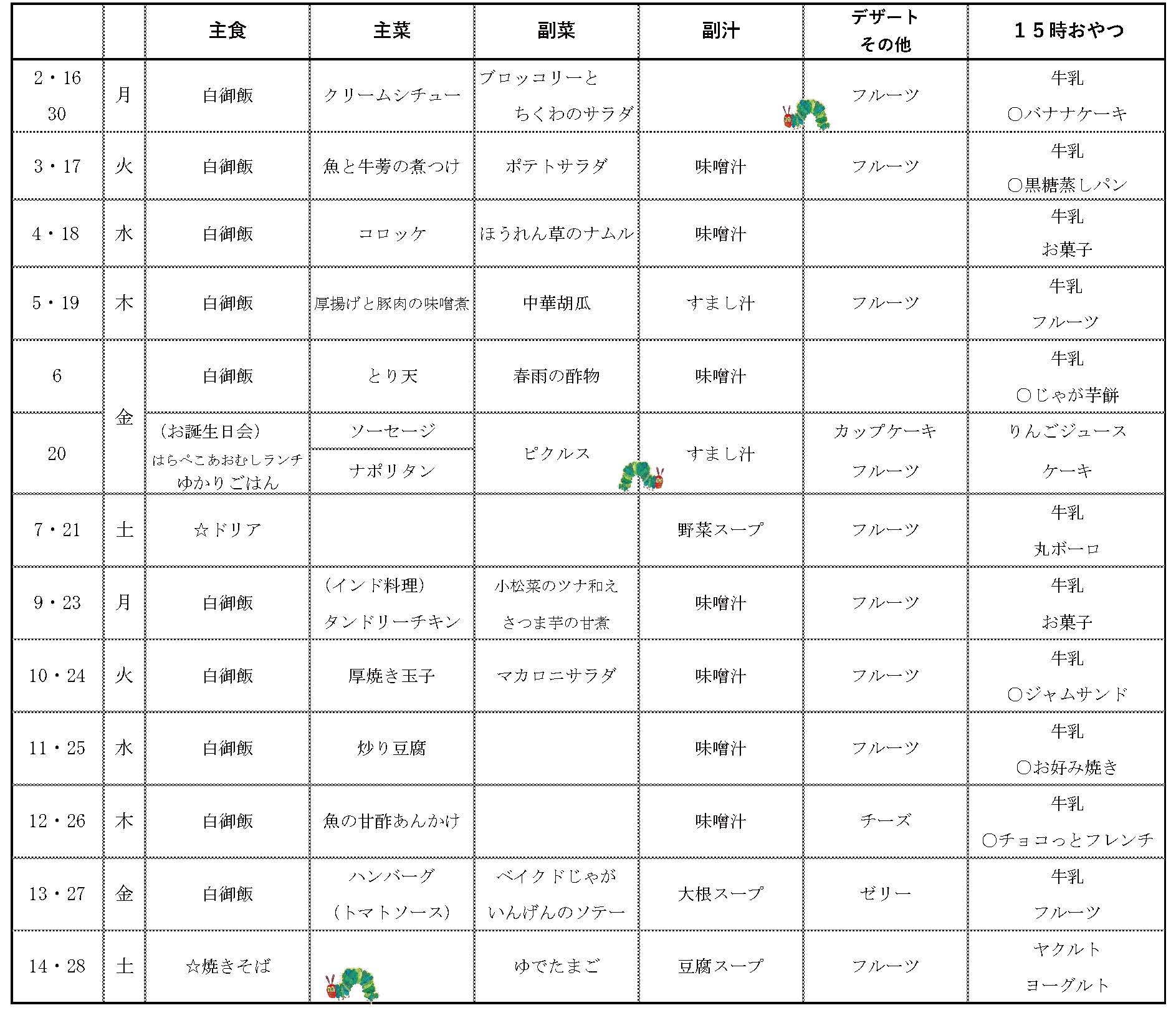 献立